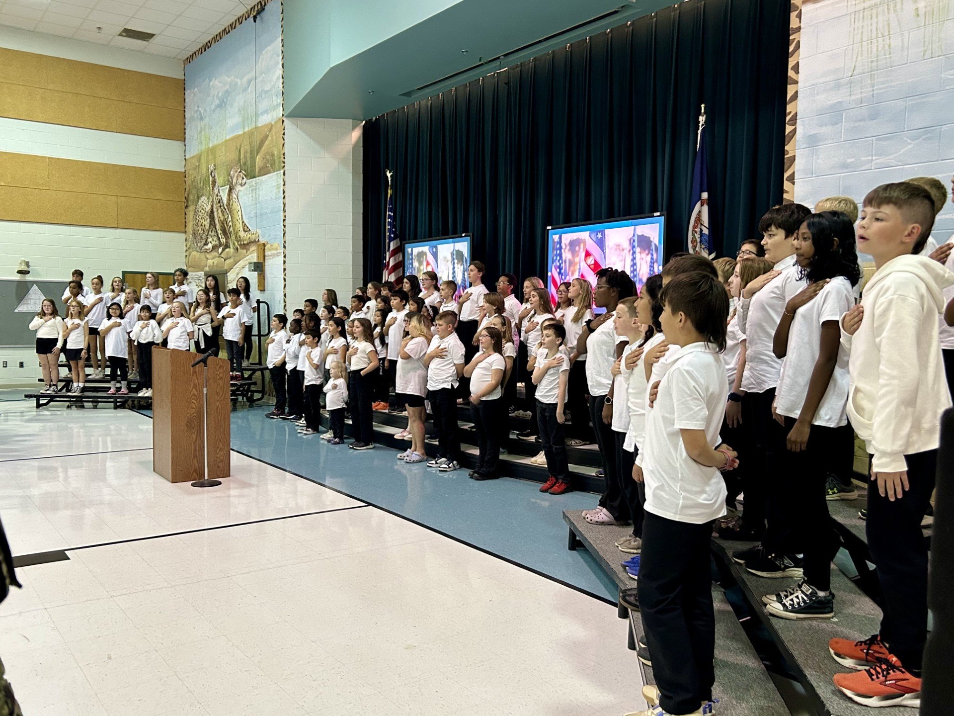 Cheetah Chorus performs for Veterans Day 2024