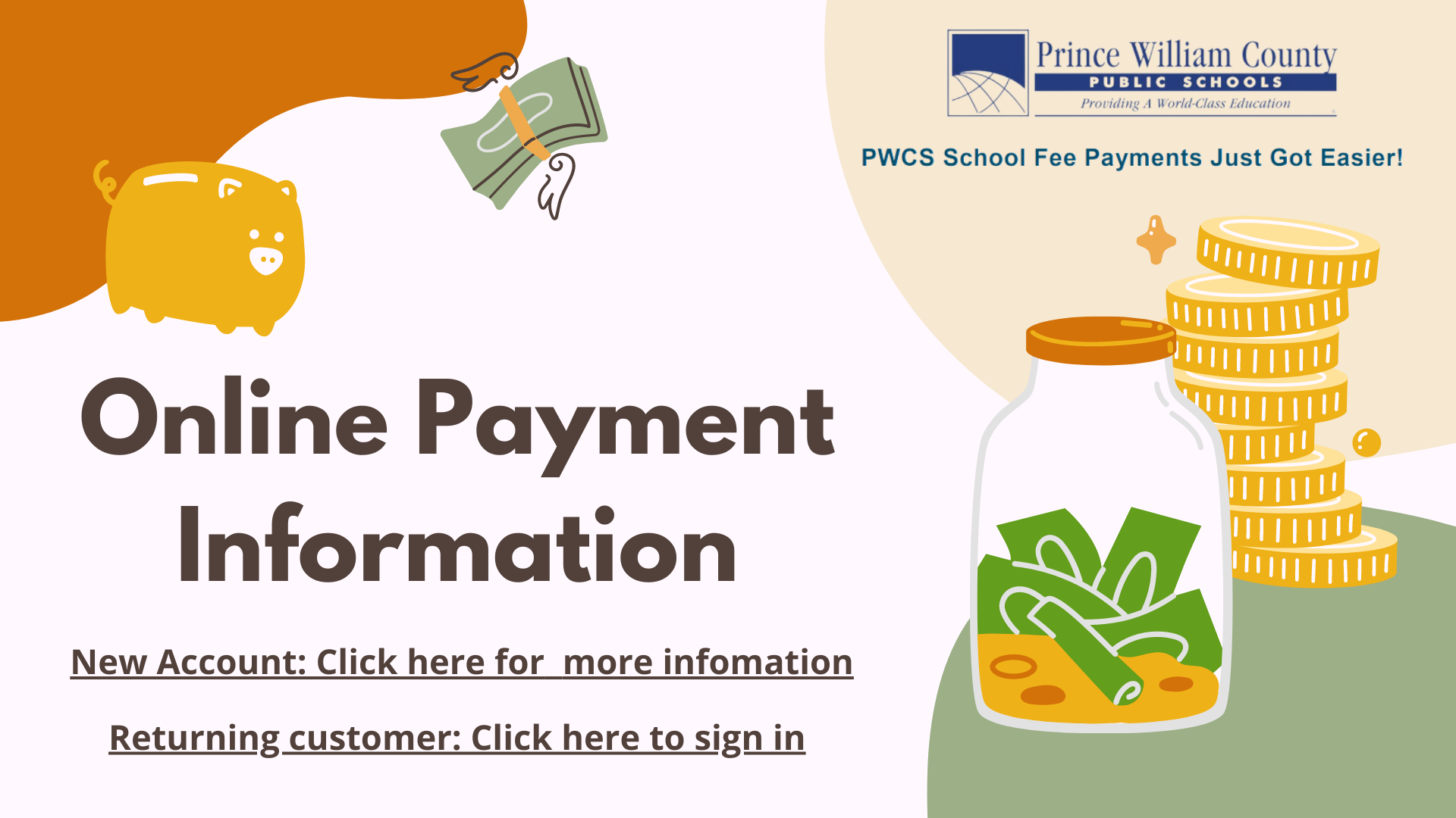 Online payment Information