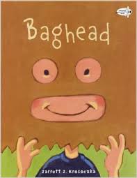 The Illustrated cover of Baghead.