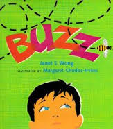 The illustrated cover of Buzz