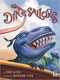The illustrated cover of Dinosailors.
