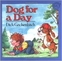 Illustrated cover for Dog for A Day