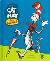 A book cover Illustration of The Cat in the Hat, The Movie
